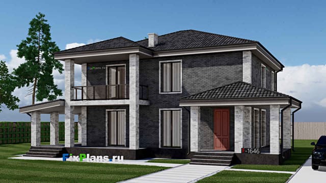 Двухэтажный дом F - 1646