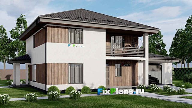 Двухэтажный дом F - 2807